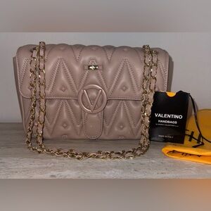 Valentino By Mario Valentino Antoinette Diamond Leather Shoulder Bag